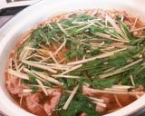 たっぷり水菜と豚薄切り肉のいりこ出汁鍋作り方8写真