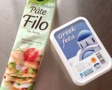 簡単♡スピナコピタ　ギリシャのパイ作り方1写真