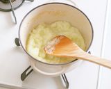 新玉ねぎのビーフンリゾット作り方4写真