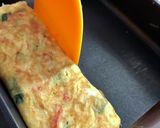 カニかま入りニラ玉子焼き作り方4写真