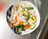 全てレンジ食べ切り洋風生姜温野菜サラダ作り方13写真