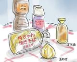 粉ソースの「具と麺分け焼きそば」作り方1写真