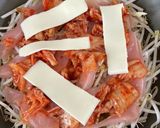もやし1袋ぺろり！簡単キムチーズ焼き作り方2写真