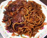 粉ソースの「具と麺分け焼きそば」作り方8写真