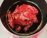 牛肉と野菜の甘辛炒め作り方2写真