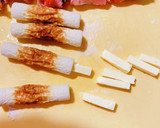 韓国風きゅうり巻きちくわチーズ巻き作り方4写真