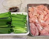鶏胸肉とにらの炒め物作り方1写真