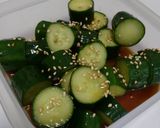 簡単!きゅうりのごま味ぽん浅漬け♪作り方3写真
