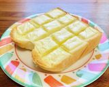 食パンで楽しい♬ちぎりパンチーズトースト作り方6写真