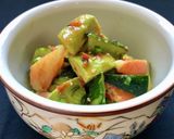 ピリ辛!アボカド胡瓜カニカマの中華サラダ作り方6写真