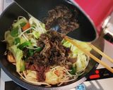 牛肉と野菜の甘辛炒め作り方7写真