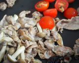 10分！豚こま・プチトマトのオイスタ炒め作り方5写真