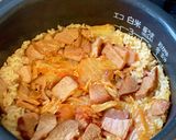 炊飯器におまかせ☆キムチの炊き込みごはん作り方3写真