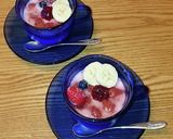 2層のプチデザート♥️苺ソースがけムース作り方5写真