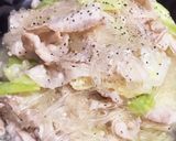 さっぱり! 塩ダレ豚ばらキャベツ作り方5写真