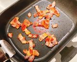 新玉ねぎのこんがり焼き♪ベーコンのせ作り方2写真