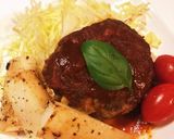 簡単♡かさ増しハンバーグ 玉ねぎそのまま作り方12写真