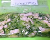 ☆きゅうり&サラダチキン和え☆作り方4写真
