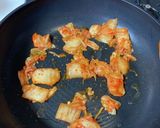 キムチチャーハン〜目玉焼きを添えて〜作り方1写真
