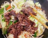 牛肉と野菜の甘辛炒め作り方8写真