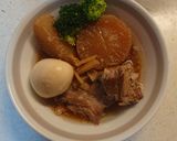 圧力鍋で簡単柔らか豚の角煮作り方12写真