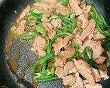 豚肉とピーマンのオイスターソース炒め作り方3写真