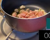 一つの鍋で作るアサリチャウダースパゲティ作り方3写真
