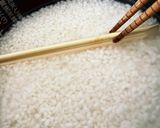 北海道の赤飯　食紅不使用、水加減は割箸で作り方5写真