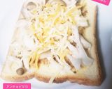 アンチョビマヨきのこチーズトースト♡作り方6写真