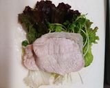 ライスペーパーで冷しゃぶサラダ生春巻き作り方6写真