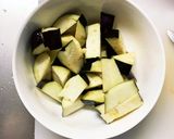 レンジ豚こまオイ辛子炒め味麻婆豆腐茄子作り方5写真