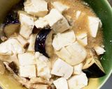 レンジ豚こまオイ辛子炒め味麻婆豆腐茄子作り方15写真