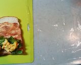 軽食♪たらこ？入りスクエッグロールサンド作り方6写真