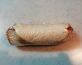 軽食♪たらこ？入りスクエッグロールサンド作り方10写真