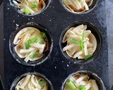 キムチとチーズの餃子カップ作り方3写真