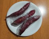 キムチのせ薩摩芋作り方1写真