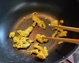 新芯菜（なばな）と炒り卵のお浸し作り方6写真