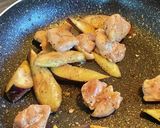 ナスと鶏肉の洋風焼き^_^タロ弁当129作り方1写真