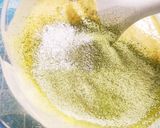 炊飯器で作る　抹茶スフレチーズケーキ♪作り方4写真
