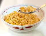 炒飯に七味唐辛子でピリ辛に味変作り方1写真
