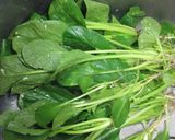小松菜と豚バラと厚揚げの炒め物^^作り方1写真