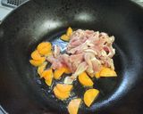小松菜と豚バラと厚揚げの炒め物^^作り方4写真