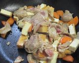 小松菜と豚バラと厚揚げの炒め物^^作り方6写真