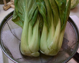 青菜炒め　～師匠が認めるか！？青梗菜版～作り方1写真