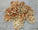 レンジでパリパリ鶏ガラ味れんこんチップス作り方5写真