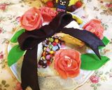 紅茶のシフォンケーキで作るギミックケーキ作り方24写真