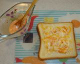 朝の腸活サンド☀ソーセージとピンクソース作り方4写真