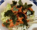キムチ焼肉海苔サラダ作り方4写真