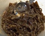 茎ワカメのすりゴマたっぷり煮物作り方6写真