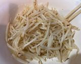 キムチ焼肉海苔サラダ作り方1写真